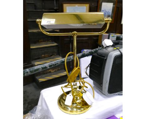 Vintage style brass desk lamp