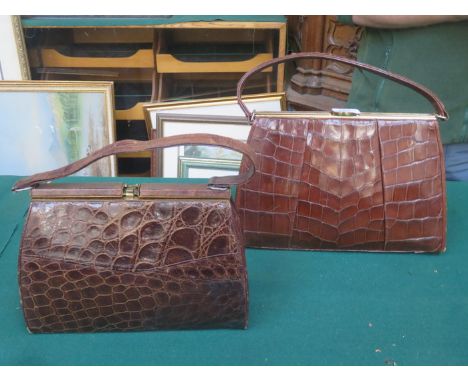 TWO VINTAGE LADIES HANDBAGS