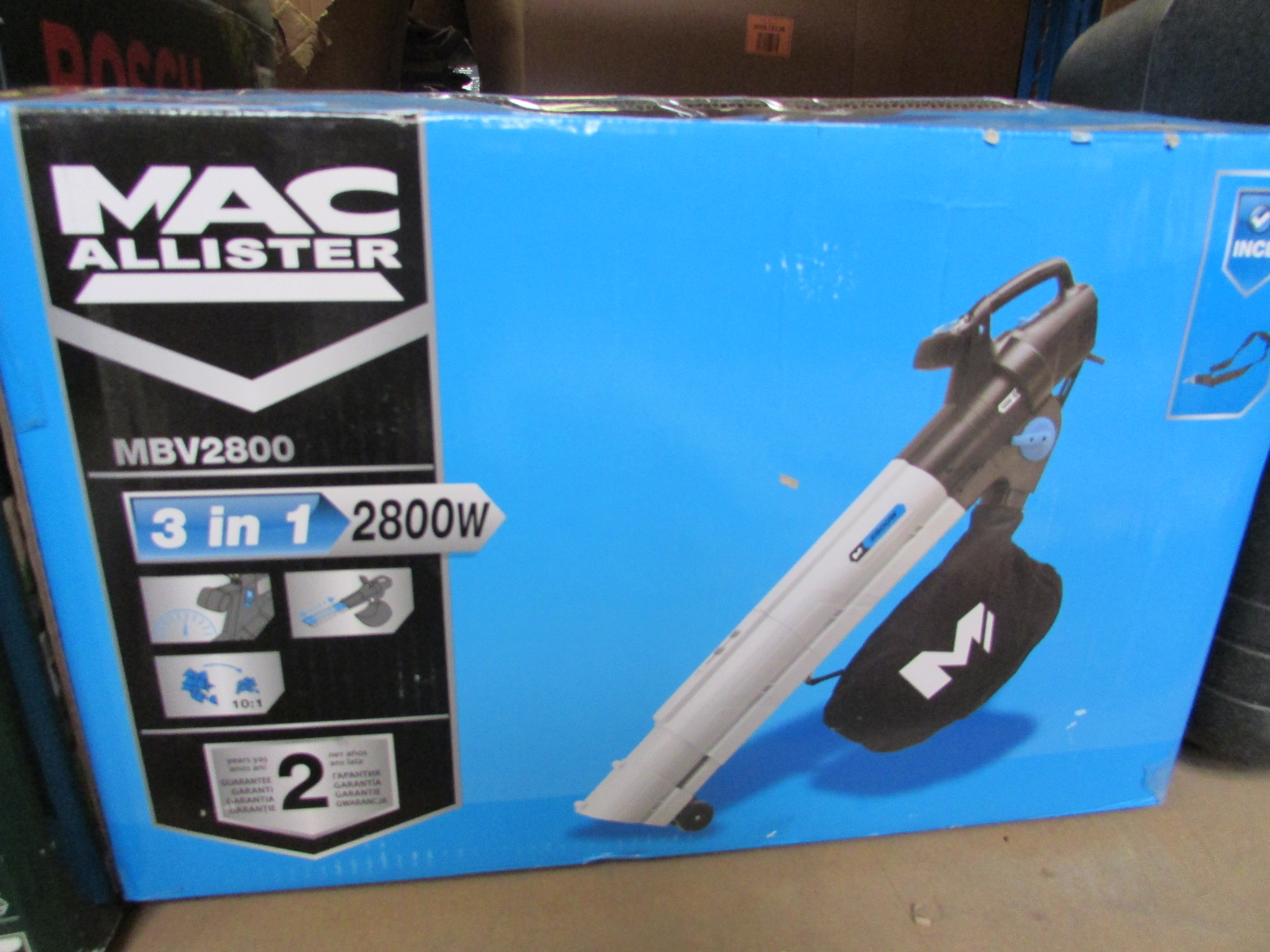 Mac Allister Eco Mbv2800 Electric Garden Blow Vac