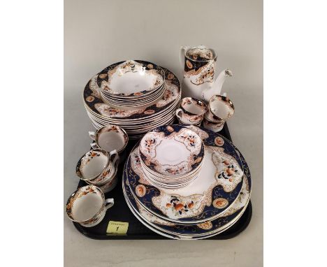 A late 19th Century 'Royal' pattern part tea and dinner service by Wood &amp; Sons, approx forty eight pieces
