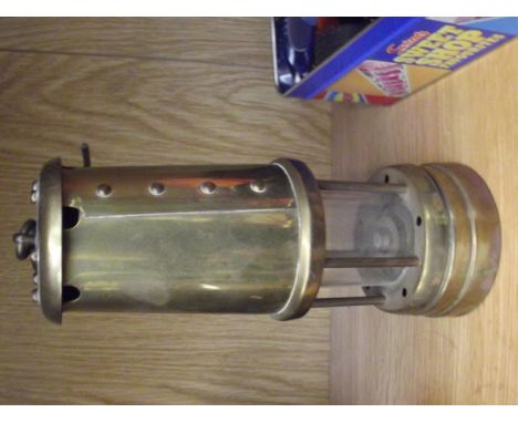 Brass miner's lamp 