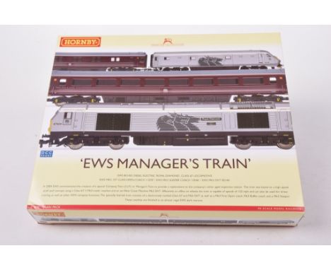 A boxed Hornby (China) '00' gauge 'EWS Manager's Train' R2890 setContaining EWS bo-bo diesel electric Class 67 locomotive 'Ro