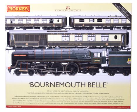 A boxed Hornby (China) '00' gauge Bournemouth Belle train set R2819Consisting of BR 4-6-2 'Alfred The Great' Brittannia Class