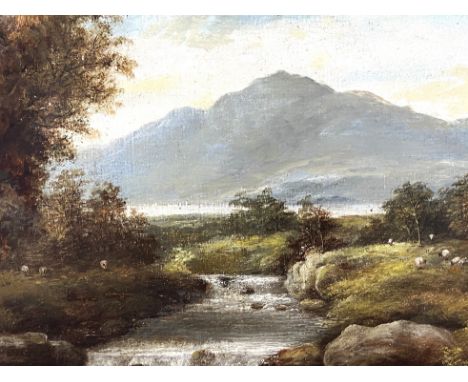 Roberto Marshall, British (1849-1926), Highland Landscape,  oil on canvas, signed LL: R Marshall, 52cm x 75cm