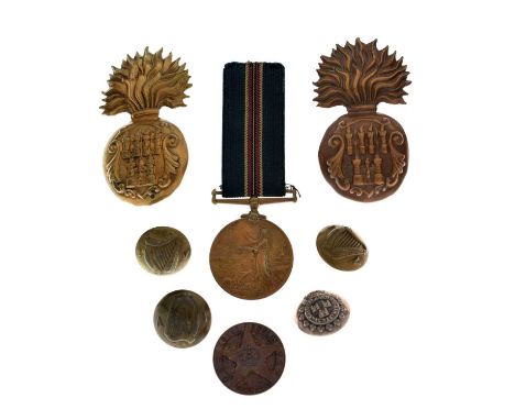 Edward VII Visit to Ireland Medal, 1903, to P.C. J Reilly. D. M.P., together with a Loyal Dublin Volunteers 1913 lapel badge,