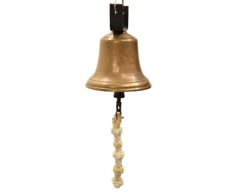Second World War Air Ministry scramble bronze alloy bell by Gillett &amp; Johnson (G&amp;J), stamped with AM markings over 19
