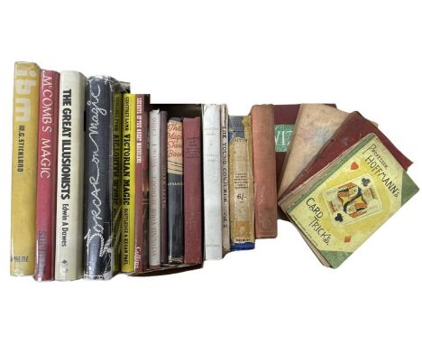 One box: Various magic, conjuring, tricks and illusions books