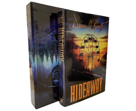 DEAN R KOONTZ: HIDEAWAY, New York, Putnam, 1992.Hand-signed hardbound first edition, limited number 135/800 copies in special