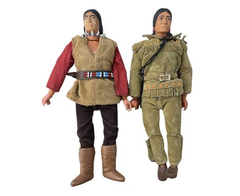 A pair of 1970s Gabriel/Marx Lone Ranger figures, to include: - Tonto - Red Sleeves
