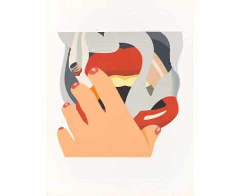 Tom Wesselmann (Cincinnati/Ohio 1931 – 2004 New York). „Smoker“, aus der Mappe „An American Portrait 1776-1976“. 1976Farbseri