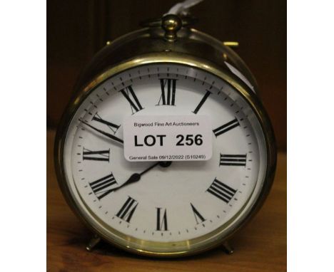 A brass clock