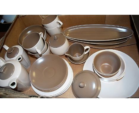 A 1960s Poole pottery part dinner, tea and coffee service