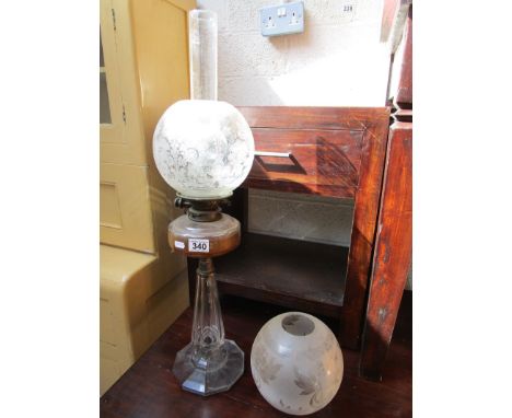 Gas lamp with spare shade