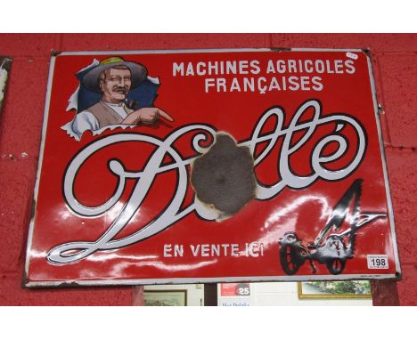 Enamel sign - Dottè