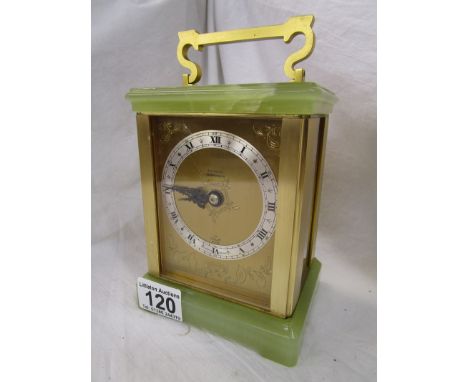 Onyx carriage clock