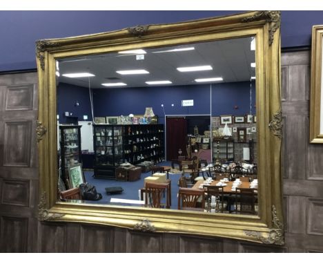 OBLONG MIRROR IN REPRODUCTION GILT FRAME 75cm x 100cm