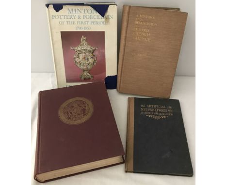 4 vintage books on porcelain. To include "The Concise Encyclopaedia of English Pottery & Porcelain" by Wolf Mankewitz & R G H