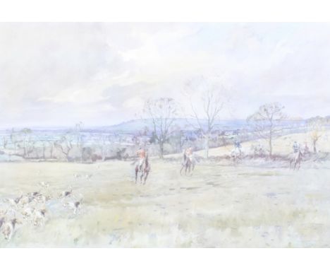 A Lionel Edwards (British, 1878-1966) limited edition print. 'Blackmoor Vale Hunt', 366/500, with blind stamp (lower left), 4