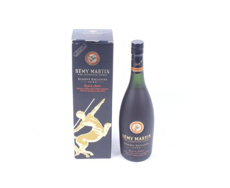 A bottle of Remy Martin reserve exclusive fine champagne cognac. Boxed, 70cl, 40% vol.