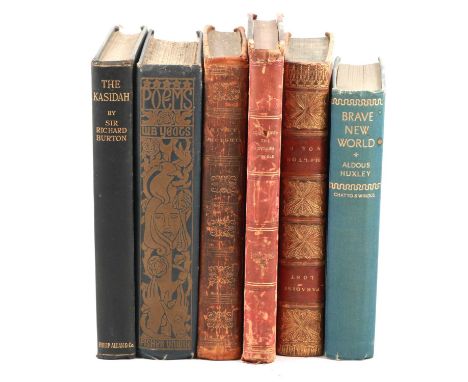 Thomas Gray, Poems and Letters, 1879, albumen frontispiece portrait of Gray and 3 mounted albumen prints, full calf, with Eto