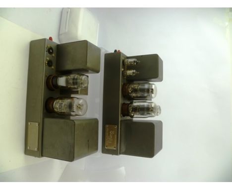 "THE QUAD II AMPLIFIER", made in England by The Acoustical Mfg. Co. Ltd., Huntingdon, fitted with valves, together with ONE O