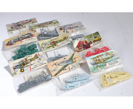 Nine Airfix models, to include a Bristol Fighter, Avro 504K, Me Bf 109G-6, Lysander MK II, D.H.4, Gladiator MK.I, Sopwith Cam