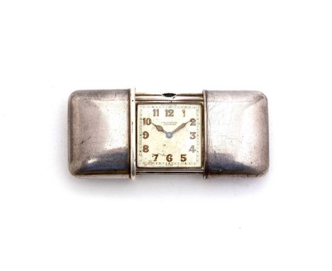 Movado: an Art Deco 935 standard silver bag or purse watch, the Arabic dial inscribed 'Chronometre Movado', fitted and moveme