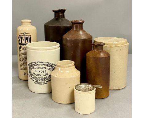 A selection of ceramic jars
