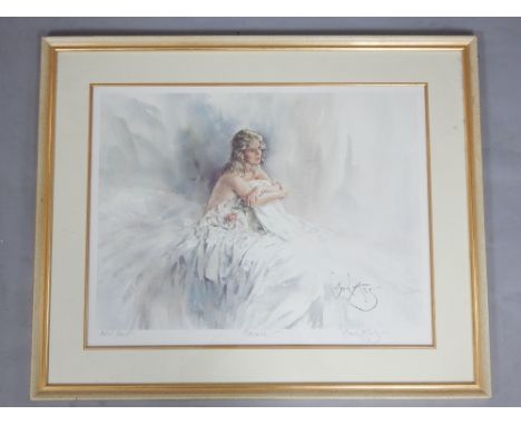 Gordon King, 20th century British, Reverie, lithograph A/P, signed and titled in pencil, 44 x 55cm