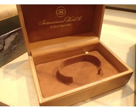Watch box for IWC Shaffhausen gents wristwatch