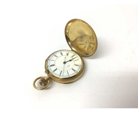 Victorian gentleman's 18ct gold pocket watchGood condition commensurate with age. &nbsp;Not working. Enamel dial in good cond
