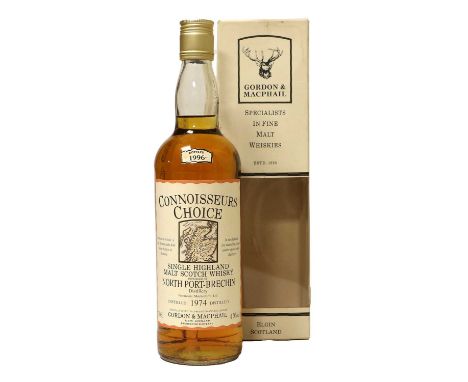 North Port-Brechin 1974 Single Highland Malt Scotch Whisky, bottled by Gordon &amp; MacPhail for their Connoisseurs Choice ra