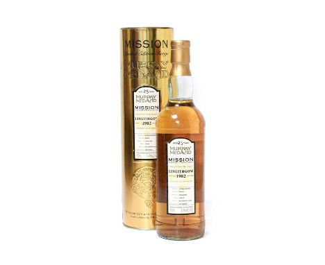 Linlithgow 1982 25 Years Old Lowland Single Malt Scotch Whisky, Murray McDavid Mission by independent bottlers Murray McDavid