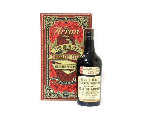 Arran Cask Strength Single Malt Scotch Whisky, ''The High Seas'' Smuggler's Series Volume 2, 55.4% vol 700ml, in original boo