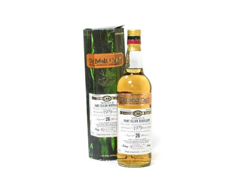 Port Ellen 1979 26 Year Old Single Malt Islay Scotch Whisky, by independent bottlers Douglas Laing &amp; Co., for The Old Mal