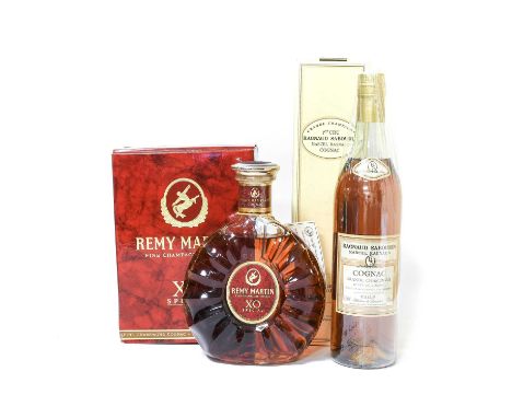 Remy Martin XO Special Fine Champagne Cognac (one bottle), Marcel Ragnaud 1er Cru Ranaud Sabourin V.S.O.P. Grande Fine Champa