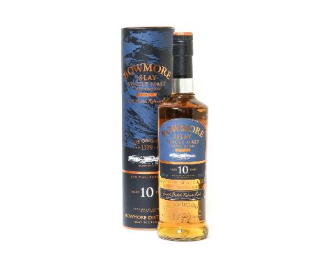 Bowmore Tempest 10 Year Old Islay Single Malt Scotch Whisky, small batch release No.II, bottled 2010, first fill bourbon cask