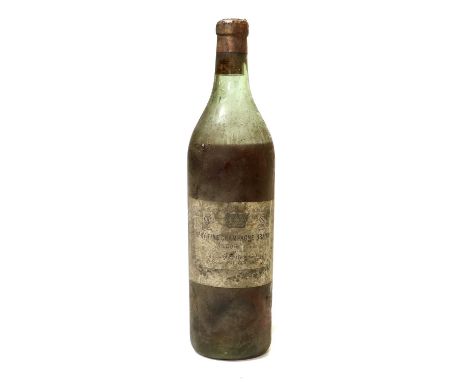 Very Fine Champagne Brandy, Vintage 1842, specially bottled for The Society at Cognac, (one bottle)
Provenance: Dutton Manor,