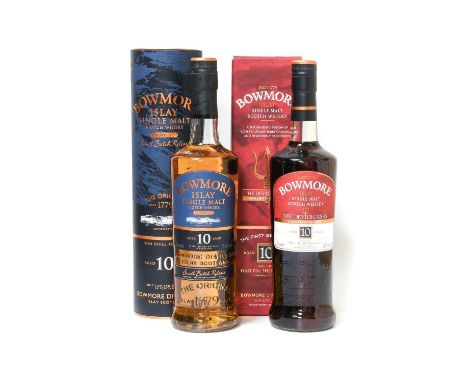 Bowmore "Tempest" 10 Year Old Islay Single Malt Scotch Whisky, small batch release No.1, 55.3% vol 700ml, in oiriginal cardbo