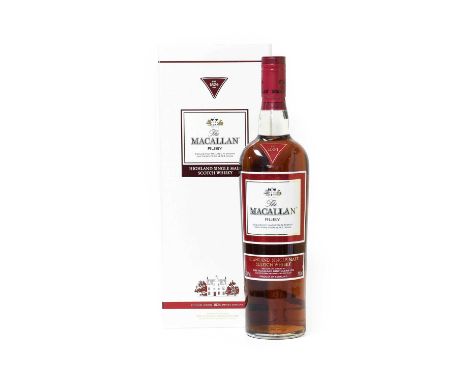 Macallan Ruby Highland Single Malt Scotch Whisky, 43% vol 700ml, in original cardboard sleeve (one bottle)