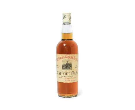 The Famous Grouse Brand Finest Scotch Whisky, blend by Matthew Gloag &amp; Sons, Perth, 26 2/3 fl. ozs., 70º proof (one bottl