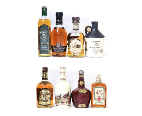 Cardhu 12 Year Old Single Highland Malt Scotch Whisky, 40% vol 75cl (one bottle), Chivas Regal 12 Year Old Blended Scotch Whi