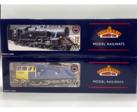 Two Bachmann Branch-line Model Locomotives - Fairburn Tank 42073 BR lined &amp; Class 47 Diesel D1500 two tone green &amp; ha