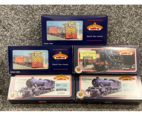 5x Bachmann branch-line models all locomotives in original boxes