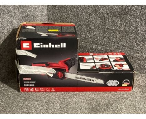 Einhell electric chainsaw GH-EC 2040 silver unused and boxed