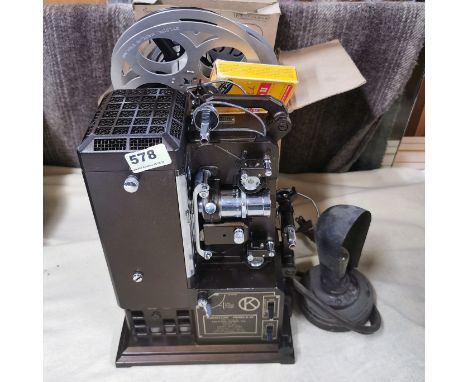A vintage Kodascope model K-50 cine-projector.