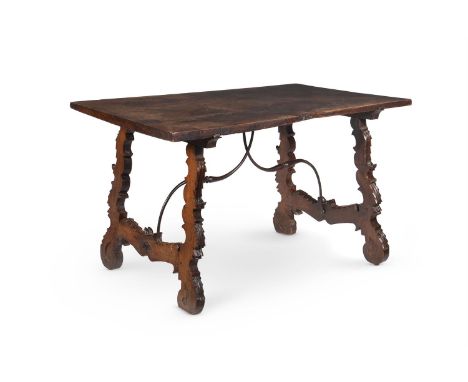 A SPANISH WALNUT WRITING OR CENTRE TABLELATE 17TH/EARLY 18TH CENTURY77cm high, 133.5cm wide, 78cm deepCondition Report: There
