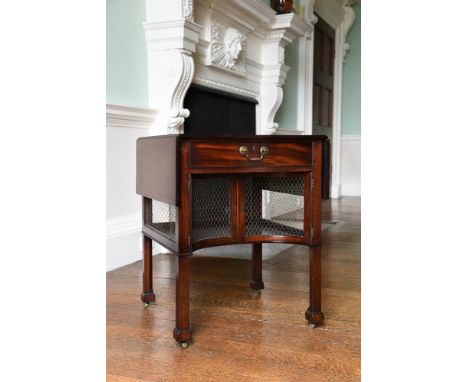 A GEORGE II MAHOGANY 'BREAKFASTE' PEMBROKE TABLE IN THE MANNER OF THOMAS CHIPPENDALE, CIRCA 177072cm high, 101cm wide (with l