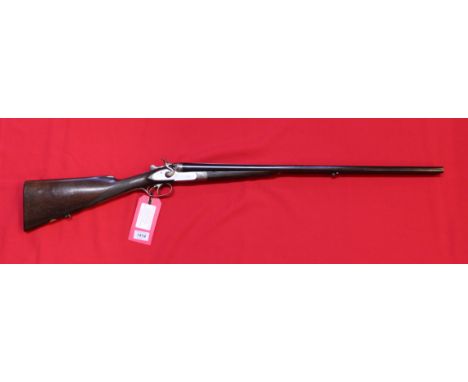 A 20 bore side-by-side hammer shotgun by Eibar, S/No.M-196, 26 3/4" barrels with good bores, this item can only be purchased 