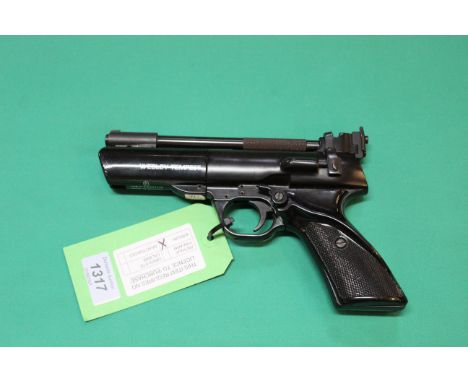 A Webley &amp; Scott Tempest .177 cal air pistol in overall good condition, as a post 1939 air weapon the restrictions of the